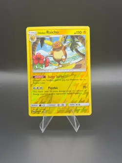 Alolan Raichu 31/111 SM Crimson Invasion Reverse Holo Rare NM Pokemon TCG - Image 1