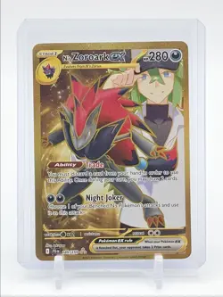N'S ZOROARK EX 2025 POKEMON JOURNEY TOGETHER HYPER RARE 189/159 Q2283 - Image 1