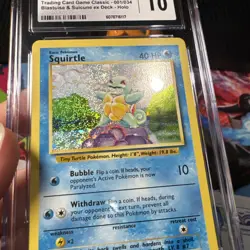 Squirtle 001/034 Holo - CGC Gem Mint 10 - TCG Classic - Pokemon TCG 2023 - Image 2
