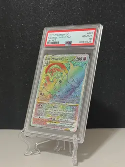 PSA 10 GEM MINT Mewtwo VSTAR Rainbow Secret Rare 079/078 Pokemon Go - Image 1