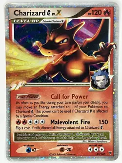 Charizard G Lv.X MP 143/147 Supreme Victors Pokemon TCG Holo - Image 1