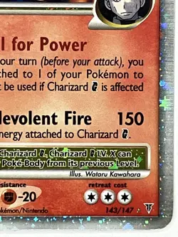 Charizard G Lv.X MP 143/147 Supreme Victors Pokemon TCG Holo - Image 4