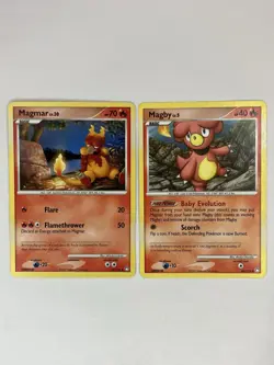 Magmar Magby LP Mysterious Treasures 54 88/123 Pokemon TCG Regular - Image 1