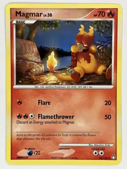 Magmar Magby LP Mysterious Treasures 54 88/123 Pokemon TCG Regular - Image 2