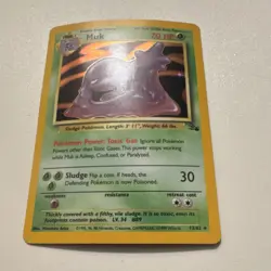 Pokemon Muk Holo Rare Fossil 1999 70 HP Sludge 30 13/62 - Image 3