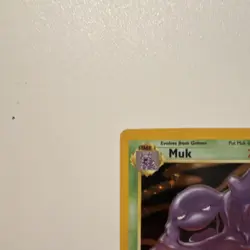 Pokemon Muk Holo Rare Fossil 1999 70 HP Sludge 30 13/62 - Image 4
