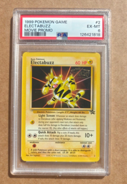 1999 Pokemon Game Electabuzz Movie Promo #2 PSA 6 EX-MT - Image 1