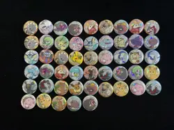 2026 Pokemon TCG S-Chinese Gem Pack Badge Pin Leafeon Pawmot Flareon Lot*50 LT97 - Image 1