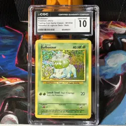 Bulbasaur 001/034 Holo - CGC Gem Mint 10 - TCG Classic - Pokemon TCG 2023 - Image 1