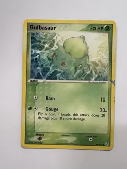 Pokemon Bulbasaur Basic 55/112 FireRed & LeafGreen Common - Image 1