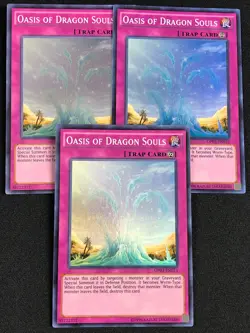 YUGIOH OASIS OF DRAGON SOULS OP03-EN013 SUPER X3 NM - Image 1