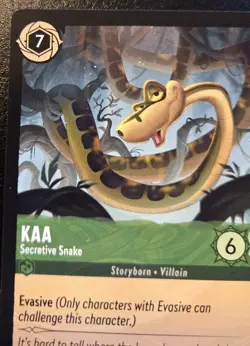 Kaa - Secretive Snake 79/204 Uncommon Whispers In The Well Disney Lorcana TCG - Image 2