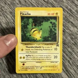 Wizards of the Coast Pikachu Promo Regular 30 HP Basic Card 27 Pokemon 1999 - Image 1