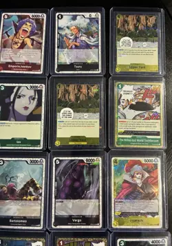One Piece LOT 20 Cards ALL JOLLY ROGER FOIL and ALL IN TOP LOADERS - Image 4