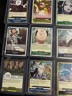 One Piece LOT 20 Cards ALL JOLLY ROGER FOIL and ALL IN TOP LOADERS - Image 5