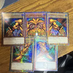 Konami Yu-Gi-Oh! TCG Exodia the Forbidden One 1st Edition QCR Lot 5 Cards - Image 1