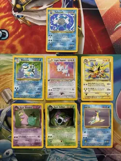 Vintage Pokemon Card Lot WOTC Holo First Edition Fire Togetic Jolteon Blastoise - Image 1