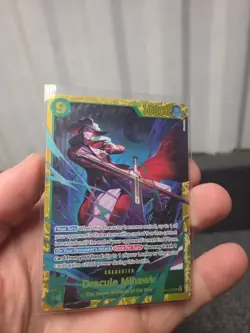 One Piece Card Game OP-14 The Azure Sea's Seven Dracule Mihawk 10000 Power... - Image 5