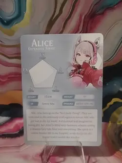 Goddess Trail Alice (Goddess Of Victory Nikke) Sexy Anime Waifu Trading Card - Image 2