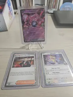 Pokemon Team Rocket's Mewtwo ex 205 Destined Rivals Promo Card Set Near Mint - Image 1