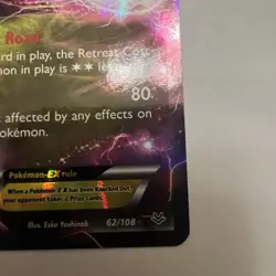 Pokemon Hydreigon EX (Full Art) 62/108 Roaring Skies Holo Ultra Rare Card - Image 5