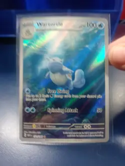 Pokemon Wartortle Scarlet & Violet 151 Secret Illustration Rare Card 171/165 LP - Image 1