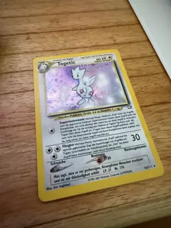Pokemon TCG Togetic Holo Rare Card 16/111 Neo Genesis Vintage 2000 LP - Image 1