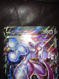 Jumbo Card Mewtwo V-Union SWSH162 Black Star Promo Pokemon Card MINT! - Image 5