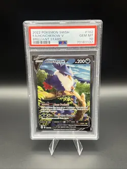 Pokemon TCG Honchkrow v Full Art Card PSA 10 162/172 Psa 10 - Image 1