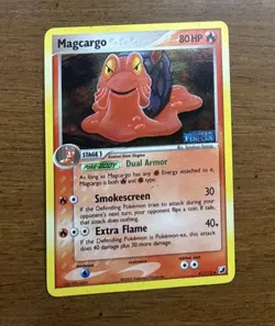 Magcargo 41/115 Reverse Holo Pokemon Card Uncommon 2005 ex Unseen Forces Stamped - Image 1