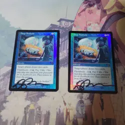 Magic The Gathering Foil Card Signed 2 Pack Set Used - Image 1