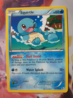 Squirtle 29/149 2012 B&W Boundaries Crossed Pokemon Card Common - LP-MP - Image 1
