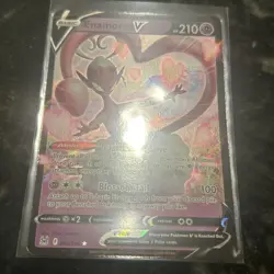 Enamorus V 082/196 Ultra Rare Holo Full Art Lost Origin Pokemon TCG Card NM - Image 2