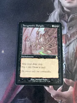 MtG Yawgmoth’s Bargain - HP - Urza’s Destiny - Image 1