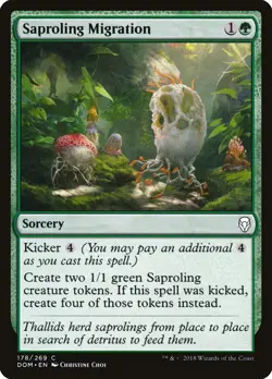Saproling Migration Dominaria MTG NM - Image 1