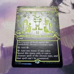 Cavern Of Souls En Neon Ink Yellow Foil Full Art Standard Card - Image 1