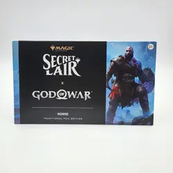 MTG Secret Lair x God of War NORSE Traditional Foil *new/sealed - Image 1