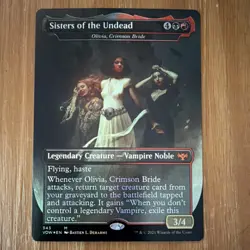 Sisters of the Undead Olivia, Crimson Bride Crimson Vow Mythic 343 Regular MTG - Image 1