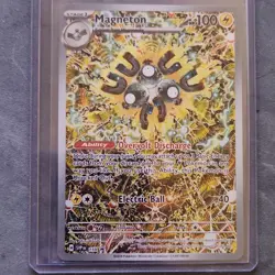 Pokemon TCG Scarlet & Violet Promo Magneton Holo English HP100 159 Electric Ball - Image 1