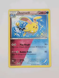 Azumarill 77/114 Steam Siege Non-Holo Pokemon Card - NM - Image 1
