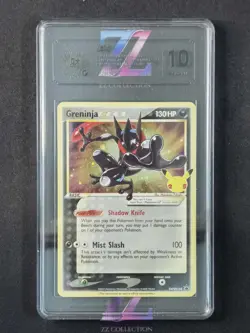 2021 Pokemon ENG Greninja SWSH144 25th Anniv. Celebrations Gold Star LCC 10 -LCC - Image 1