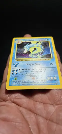 Pokemon TCG Gyarados Base Set 6/102 Holo Unlimited Holo Rare Pokemon - Image 3