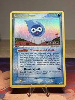 Rain Castform 26/113 EX Delta Species Stamped Reverse Holo Pokemon TCG 2006 - Image 1