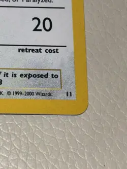 Pokemon Eevee Promo Holo Card 11/53 Wotc Promo SWIRL 🌀 - Image 4