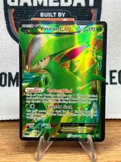 2013 Pokemon Plasma Blast - Virizion Ex 96/101 - Image 1