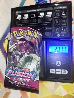 Very Heavy! 20.71 Gram Pokemon Fusion Strike Booster Pack Sealed - Image 1