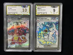 2024 Pokemon TCG S-Chinese Charizard ex CSV5C 145/129 SR Holo PGS 10 Lot*2 LU57 - Image 1