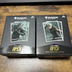 Ultra Pro Apex Sleeve Cloud Sephiroth Final Fantasy MTG Card Protective Cover - Image 1