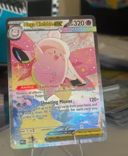 Pokemon Lillie's Clefairy ex 184/159 Sv09 Journey Holo Rare HP 190 - Image 1