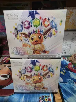 LOT OF 2 - Pokemon Prismatic Evolutions Elite Trainer Box ETB New Factory Sealed - Image 1